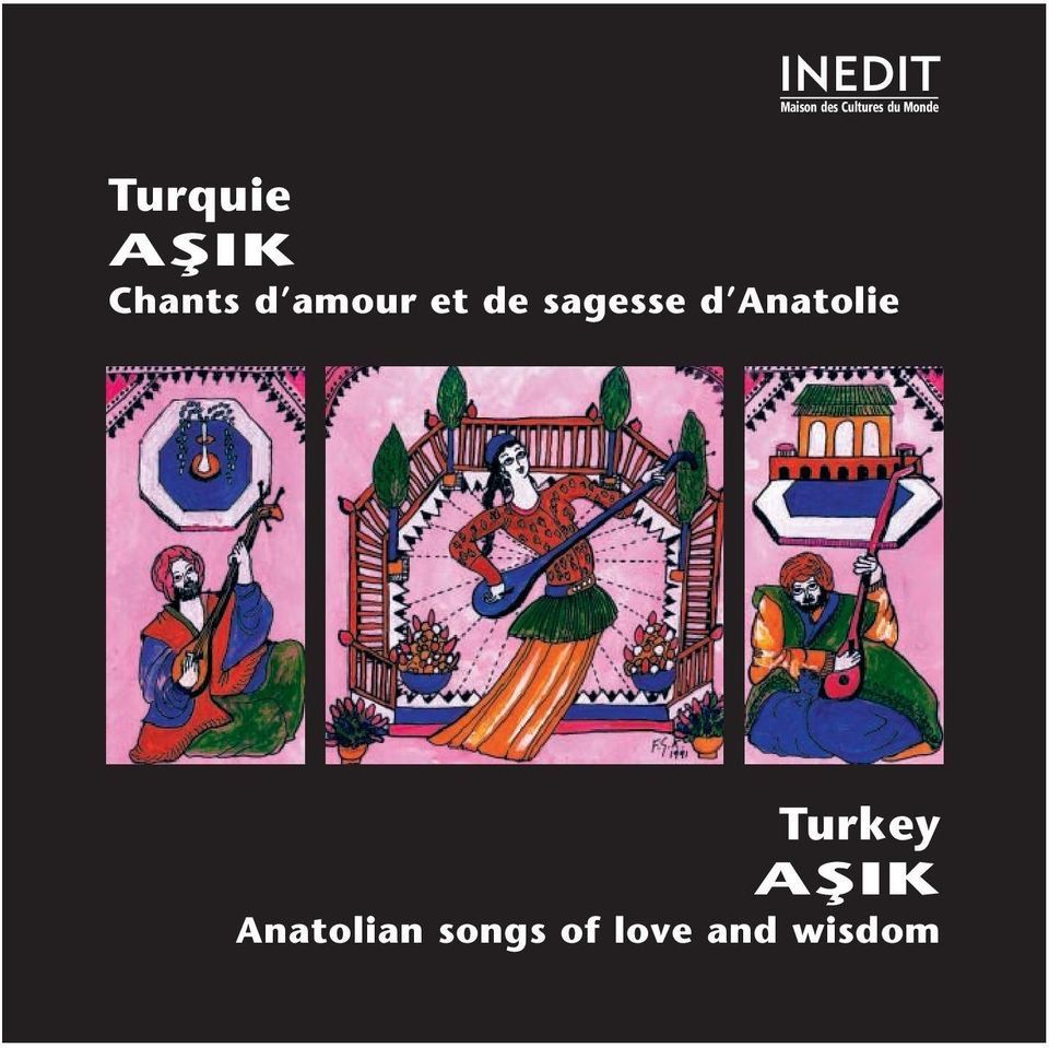 Turquie Aşik: Chants D'Amour Et De Sagesse D'Anatolie cover